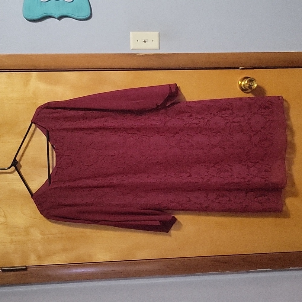 NWT, Semi formal dress, 3/4 length sheer sleeves